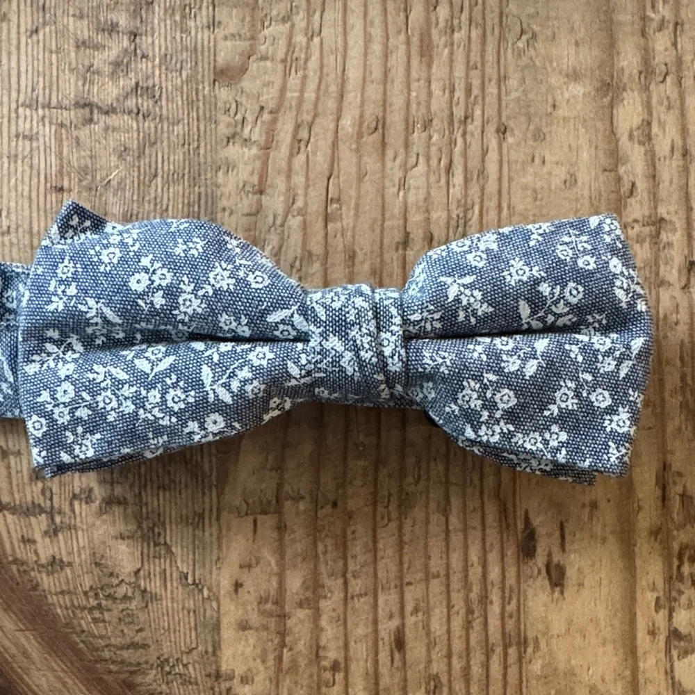 Boys Bow Ties, Chambray & Oxford Blue